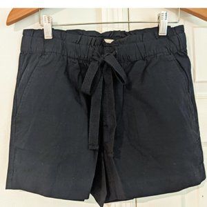 SALE! Cute Loft Outlet Shorts Mid Rise 4'' Drawstring Waist Dark Blue NEW!